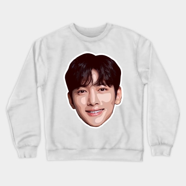 Ji Chang Wook Vector Art Crewneck Sweatshirt by Playful Creatives